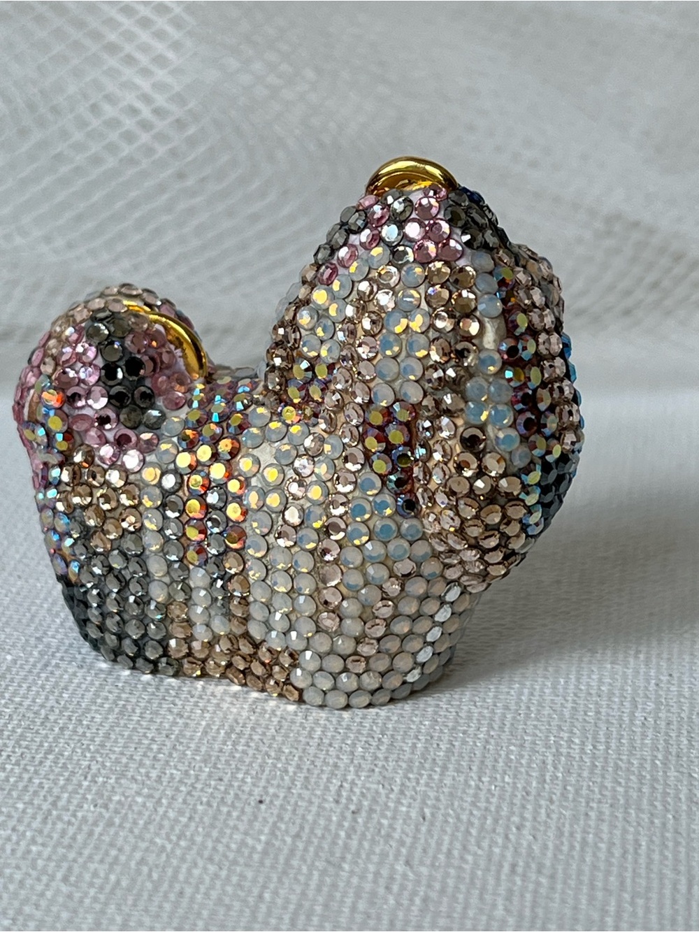 Judith Leiber SHIH TZU “Ginger” dog miniature pill trinket box, EUC - Picture 4 of 9